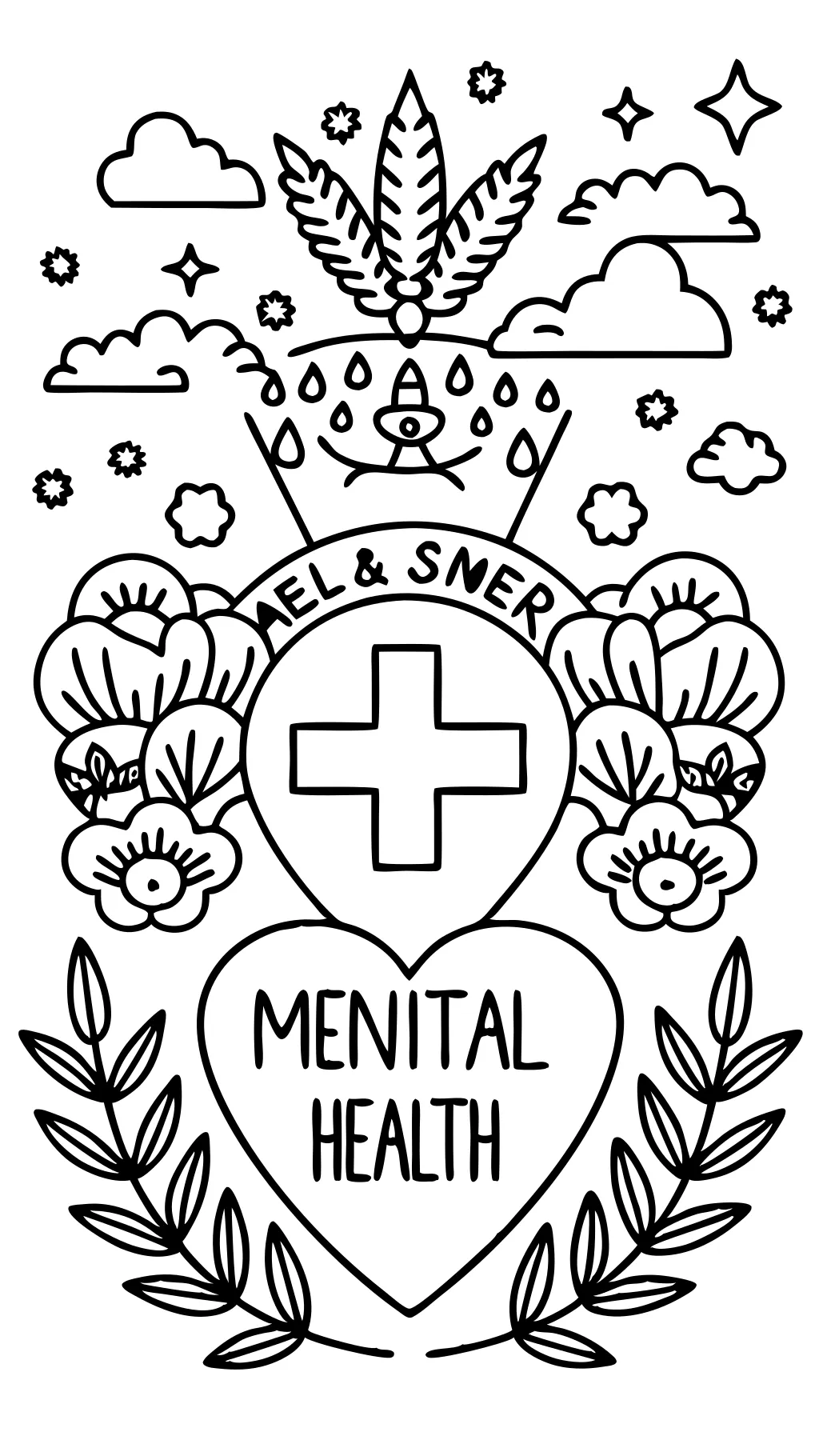 mental health coloring pages pdf